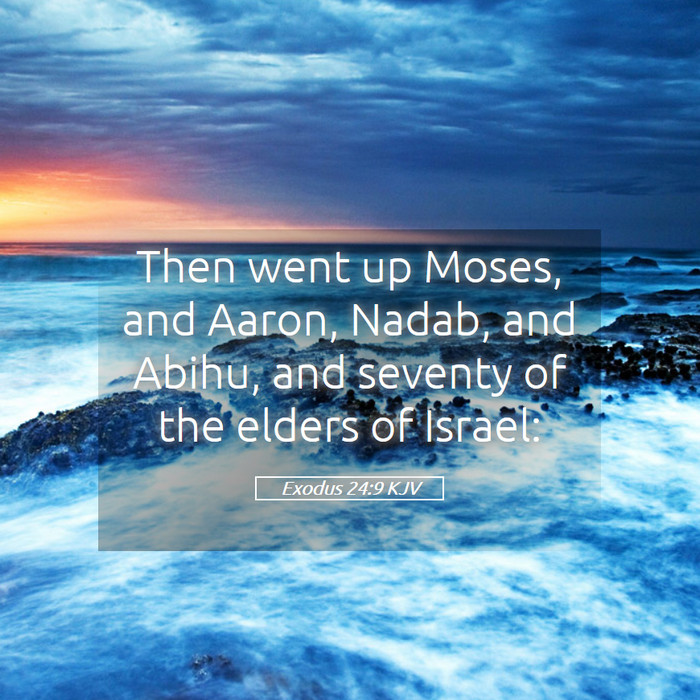 Exodus 24:9 KJV Bible Study