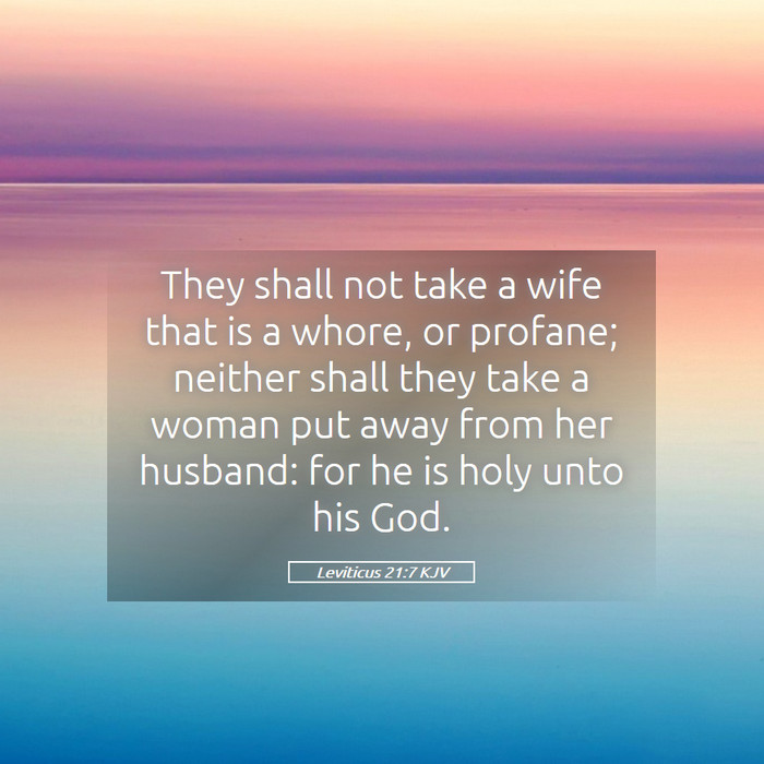 Leviticus 21:7 KJV Bible Study