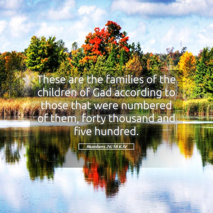 Numbers 26:18 KJV Bible Study