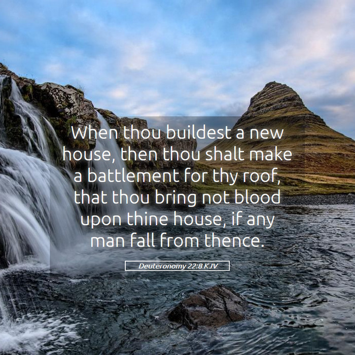 Deuteronomy 22:8 KJV Bible Study