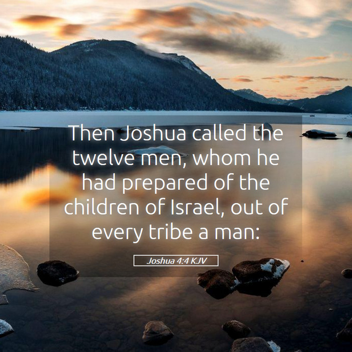 Joshua 4:4 KJV Bible Study