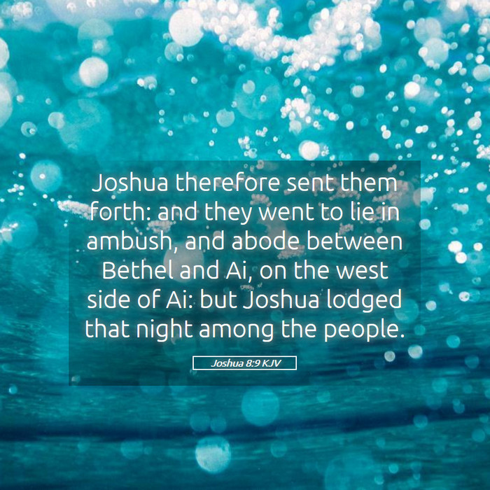 Joshua 8:9 KJV Bible Study