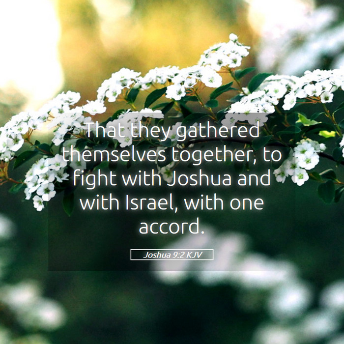 Joshua 9:2 KJV Bible Study