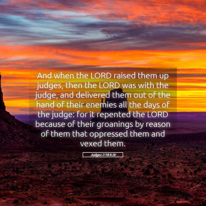 Judges 2:18 KJV Bible Study