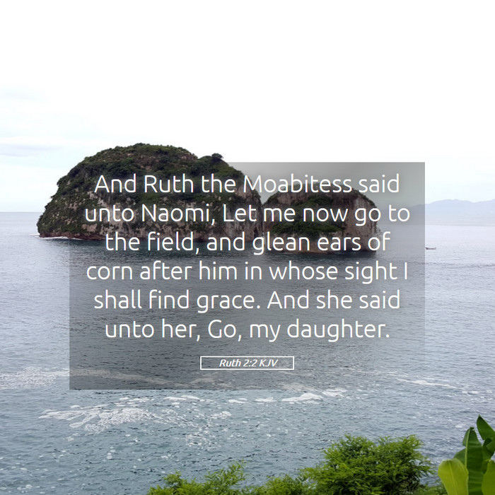 Ruth 2:2 KJV Bible Study