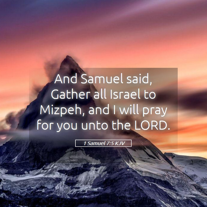 1 Samuel 7:5 KJV Bible Study