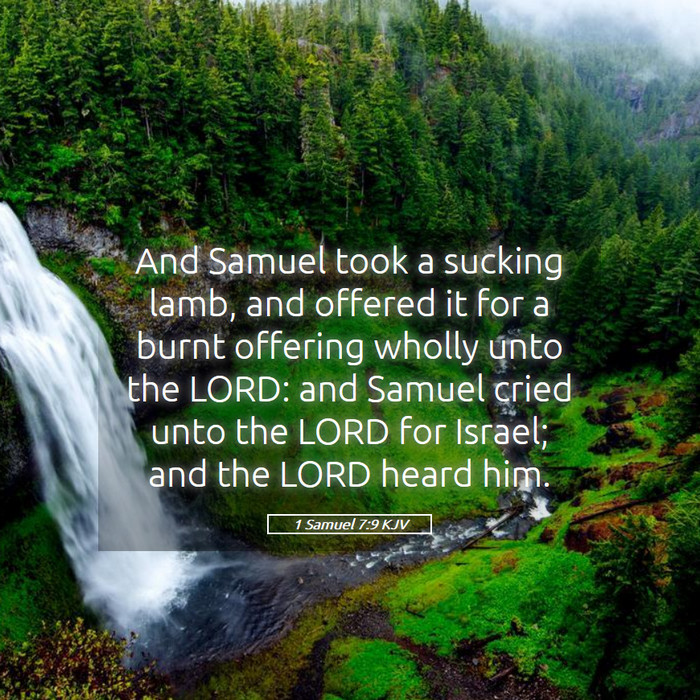 1 Samuel 7:9 KJV Bible Study