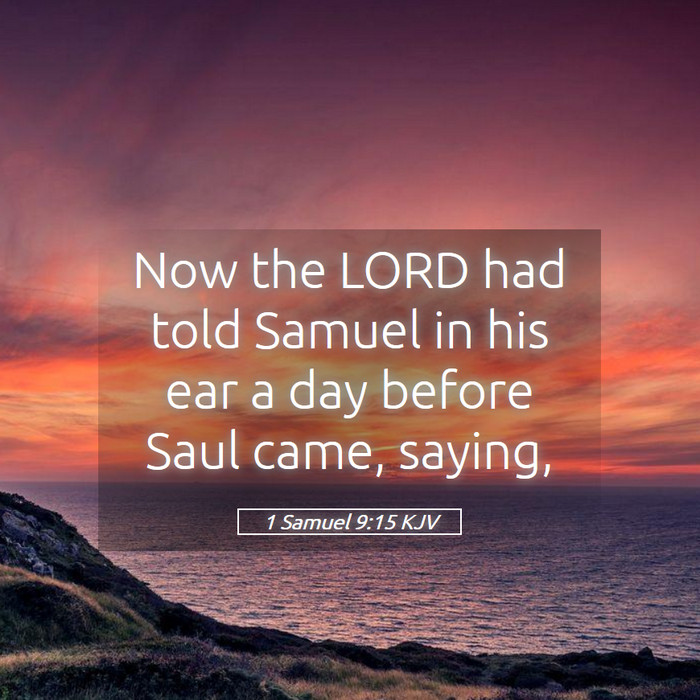 1 Samuel 9:15 KJV Bible Study