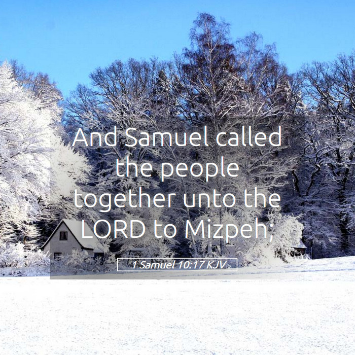 1 Samuel 10:17 KJV Bible Study