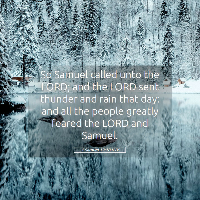 1 Samuel 12:18 KJV Bible Study