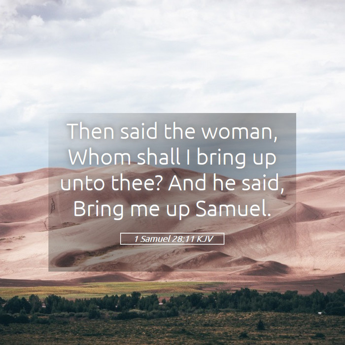 1 Samuel 28:11 KJV Bible Study