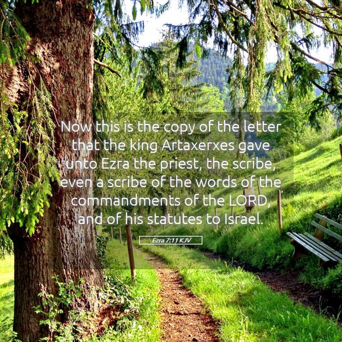 Ezra 7:11 KJV Bible Study