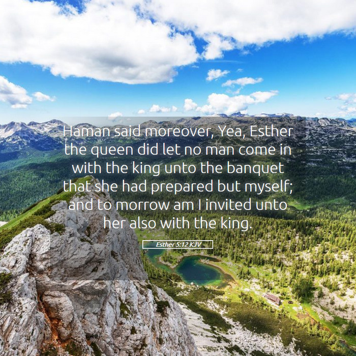 Esther 5:12 KJV Bible Study