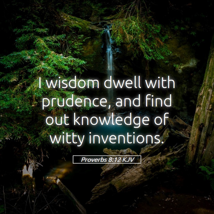 Proverbs 8:12 KJV Bible Study