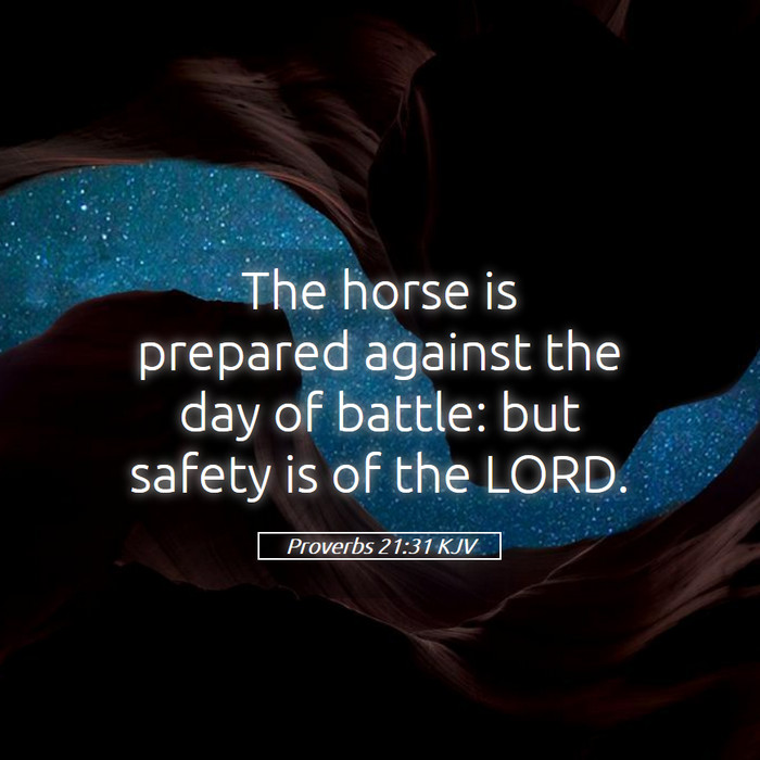 Proverbs 21:31 KJV Bible Study