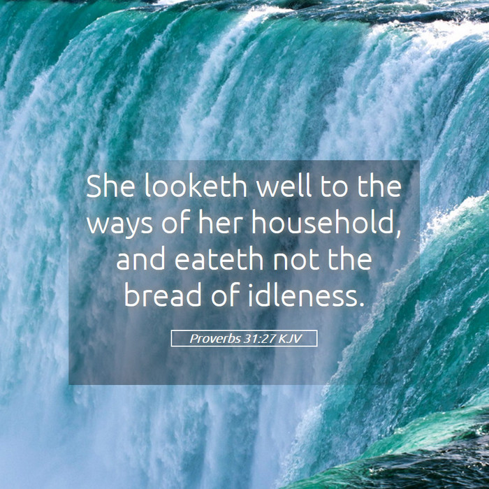 Proverbs 31:27 KJV Bible Study