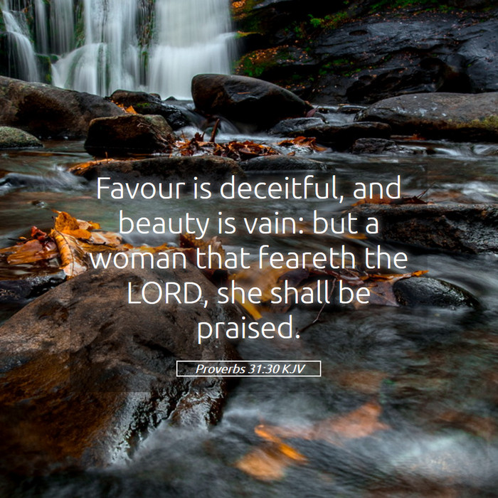 Proverbs 31:30 KJV Bible Study