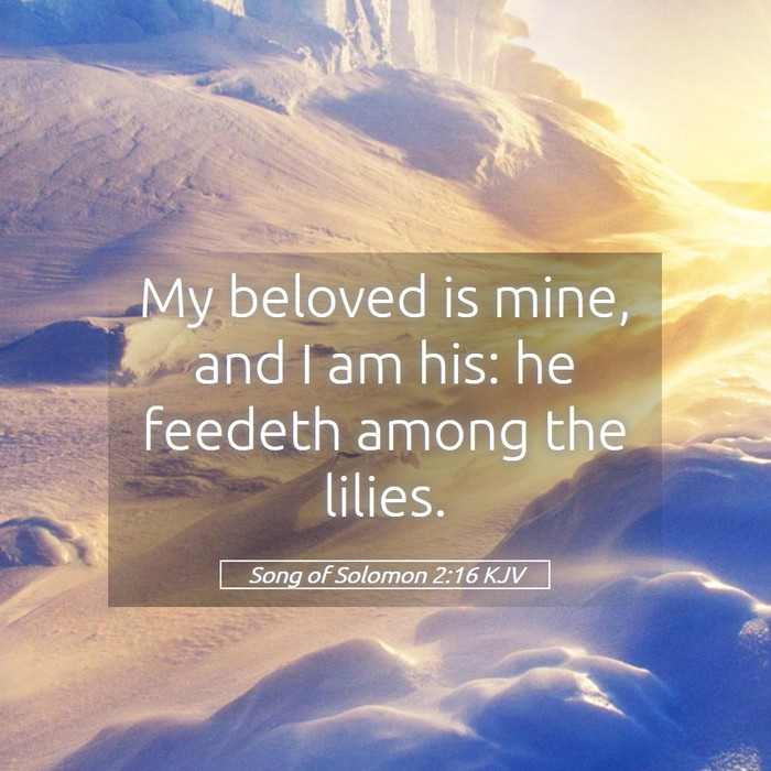 Song of Solomon 2:16 KJV Bible Study