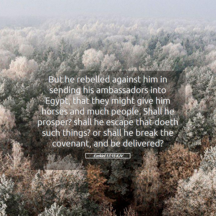 Ezekiel 17:15 KJV Bible Study