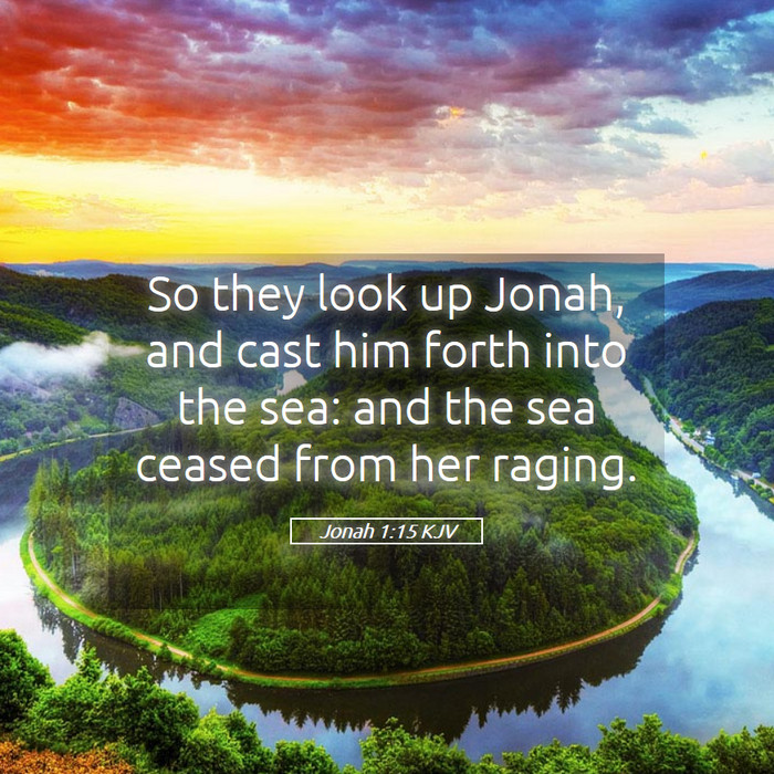 Jonah 1:15 KJV Bible Study