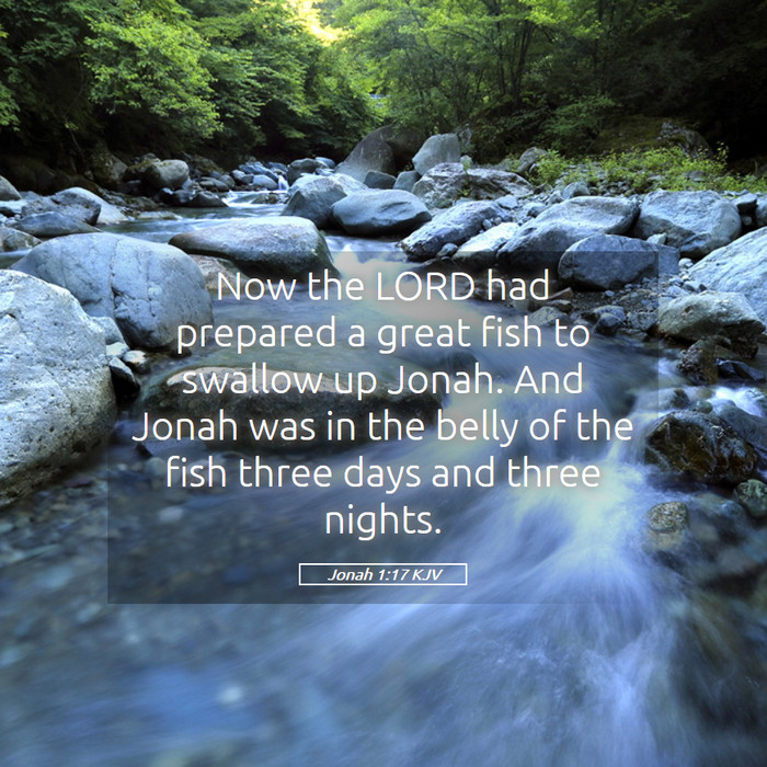 Jonah 1:17 KJV Bible Study