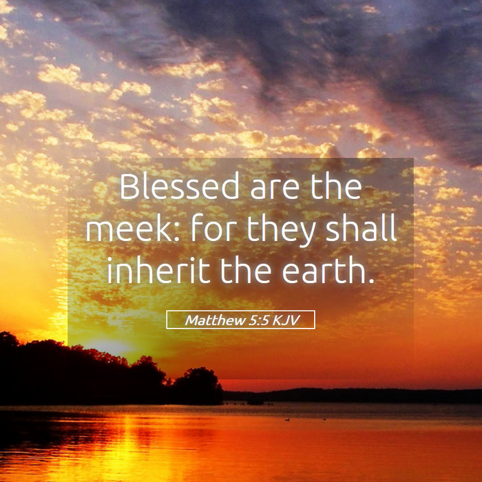 Matthew 5:5 KJV Bible Study