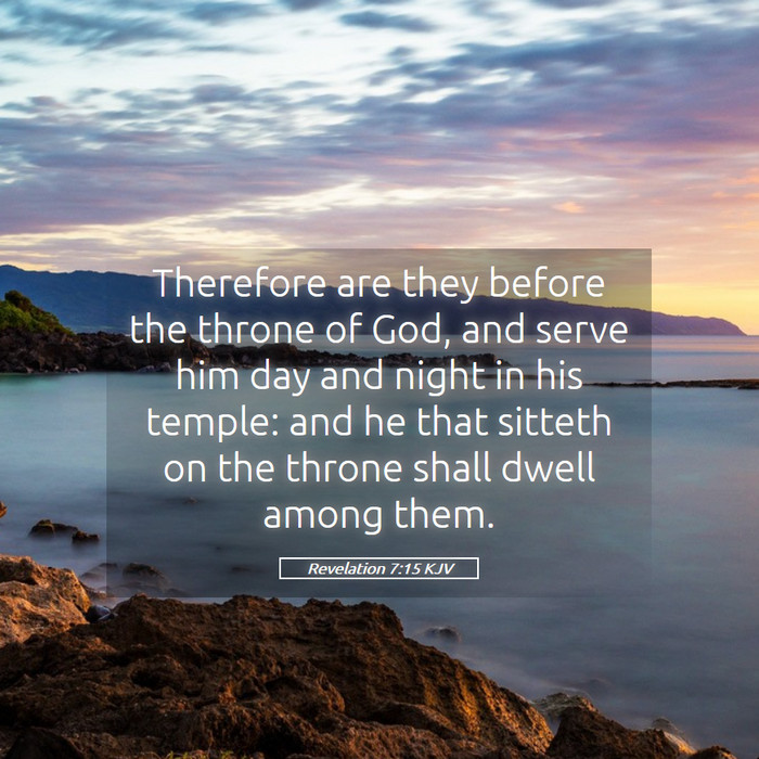 Revelation 7:15 KJV Bible Study